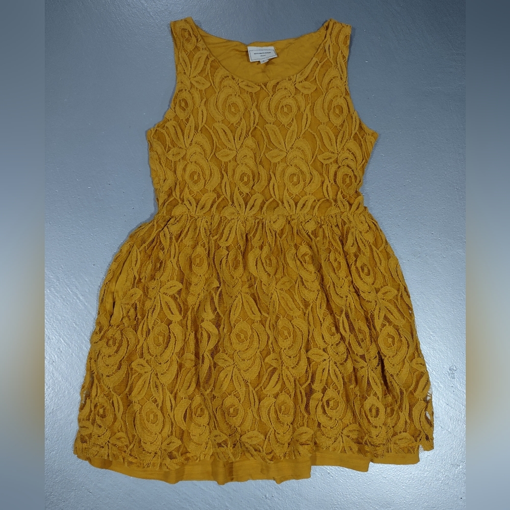 Moulinette Soeurs Orange Tank Lace Dress